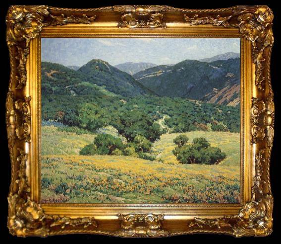 framed  Granville Redmond Southern California Hills,n.d, ta009-2